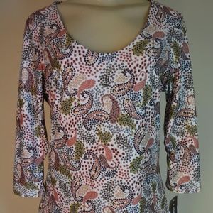 Lisettel  Montreal  Flatter Ditsy Paisley Tunic